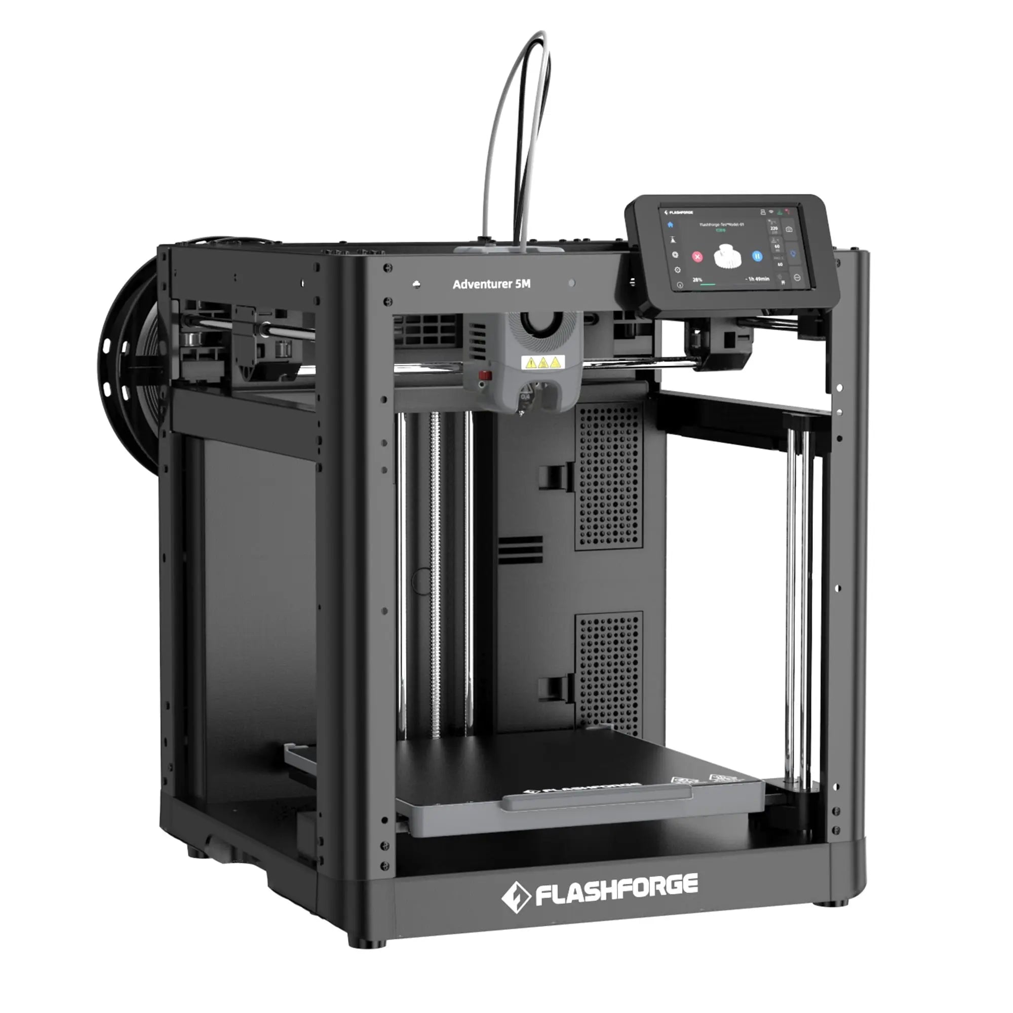 Flashforge Adventurer 5M 3D Printer, 600mm/s High Speed 3D Printer, 8.7 x 8.7 x 8.7'', Black - Flashforge