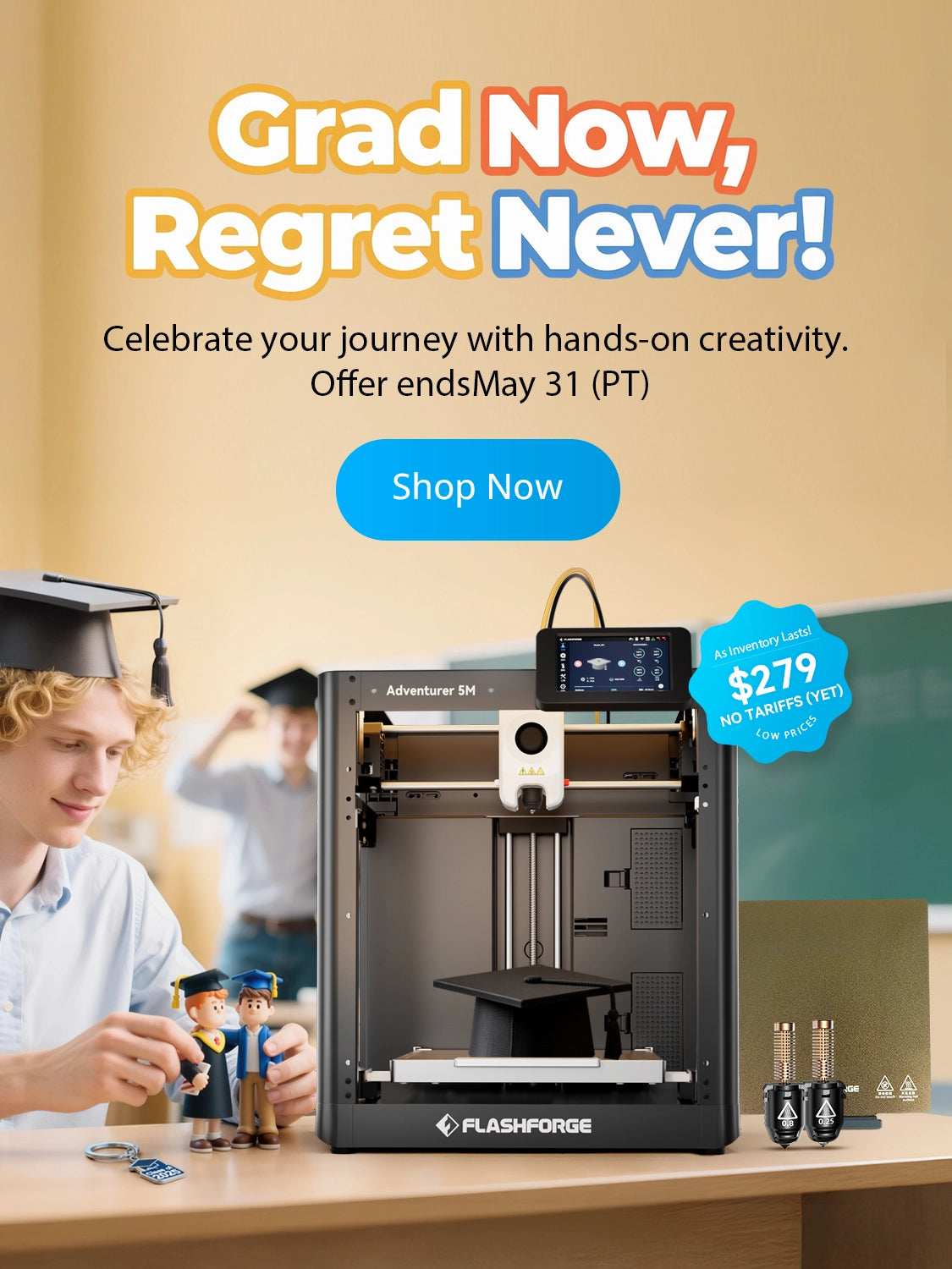 Flashforge AD5M Graduation Season Deal