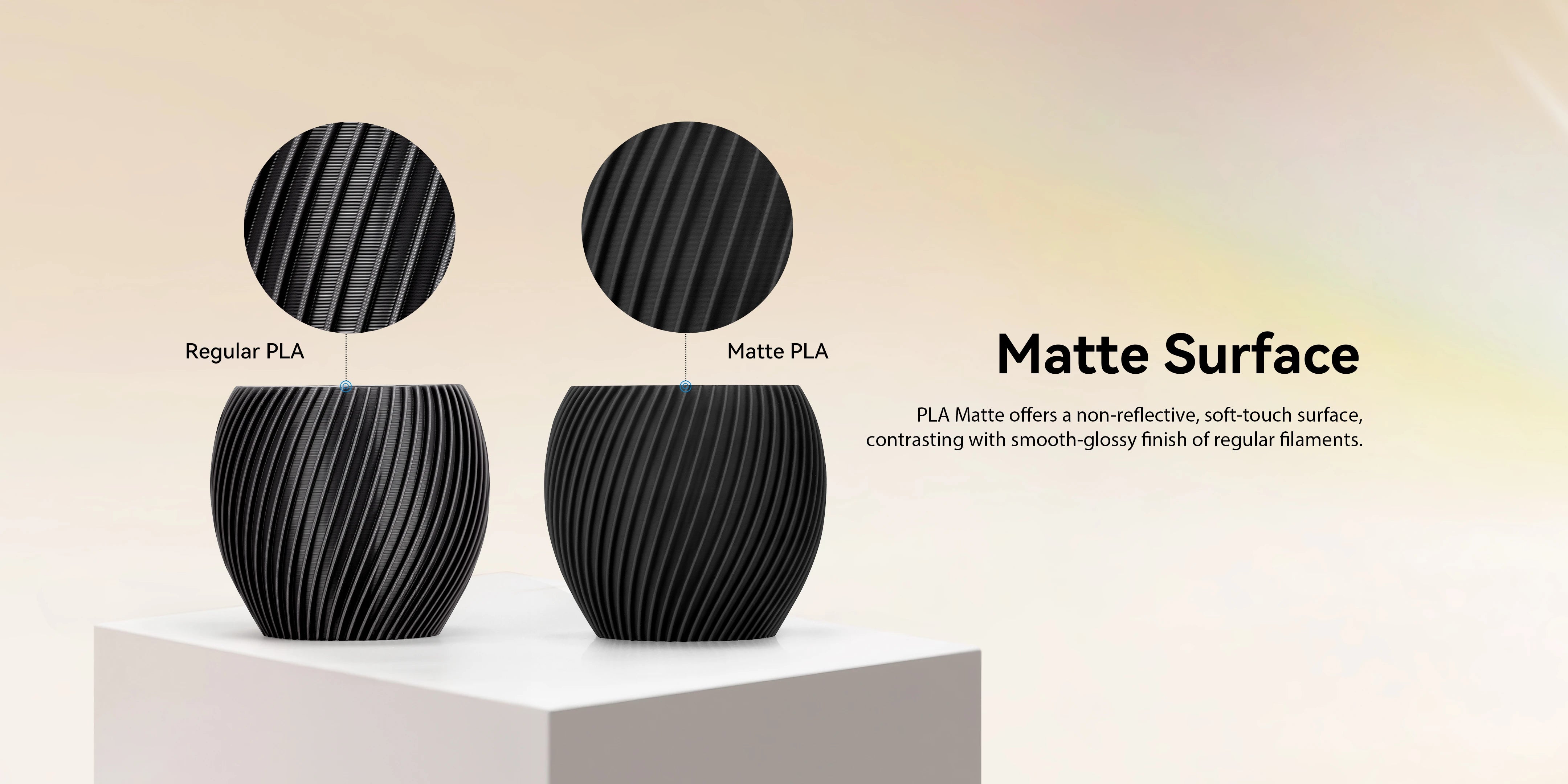 PLA Matte Filament Matte Finish