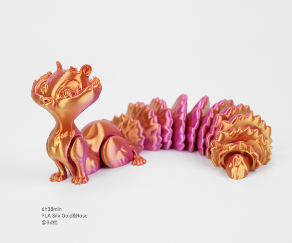 Flashforge 3D Printer AD5M Rapid Printing Squirrel by PLA Silk Filament