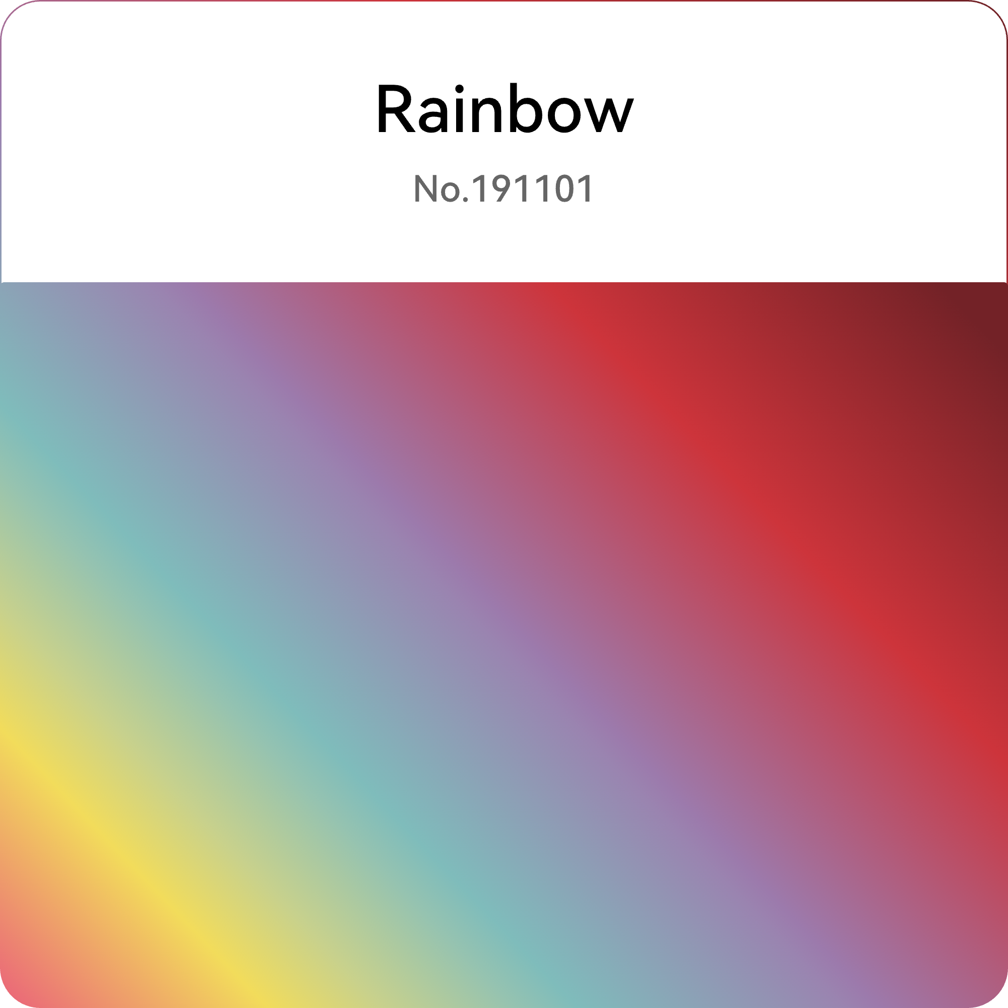 PLA Silk Rainbow 1 Flashforge