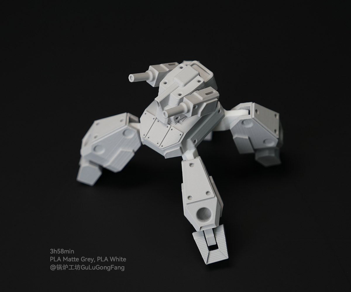 A Robot Printed with Flashforge 3D Printer Filaments