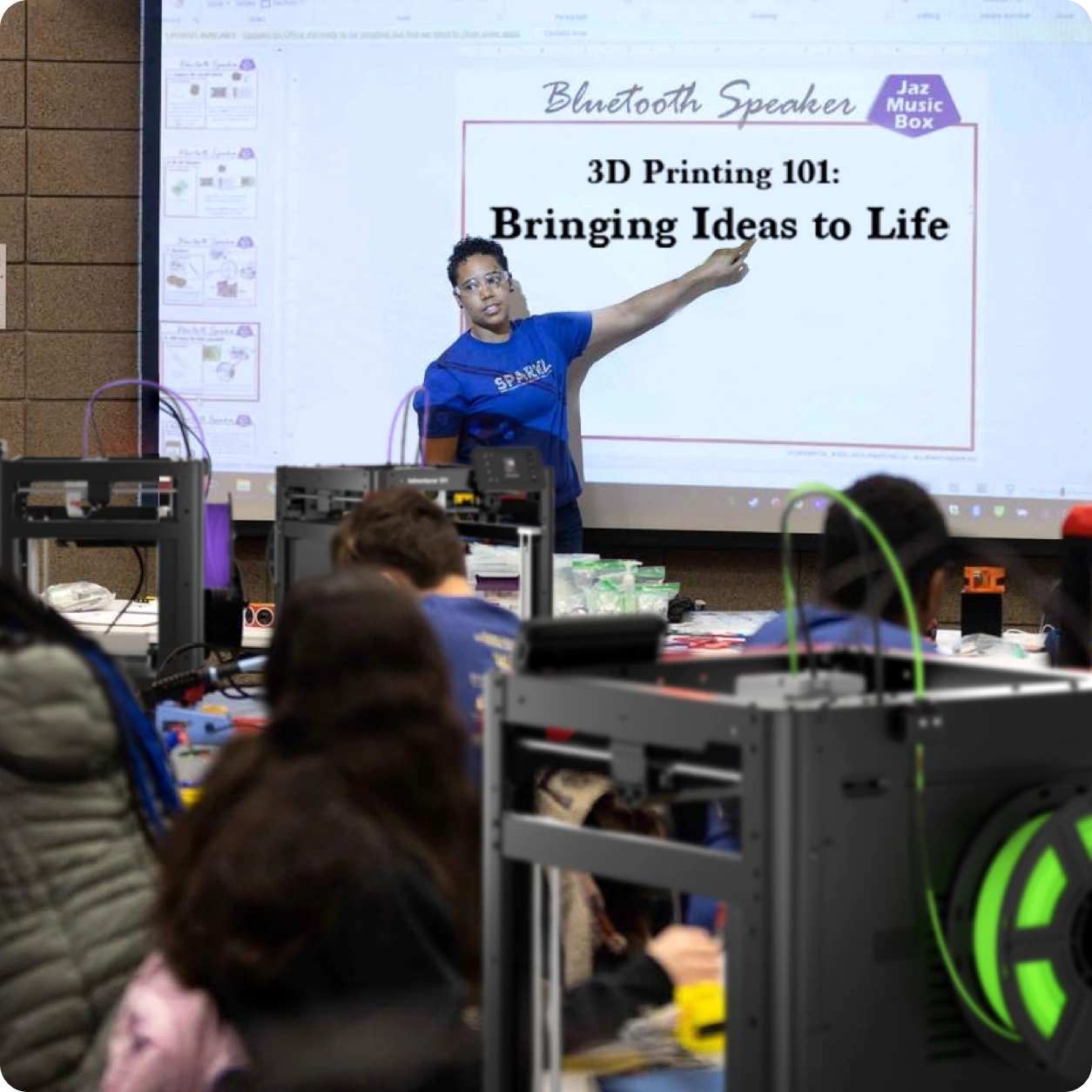 3D Printing 101 class with Flashforge